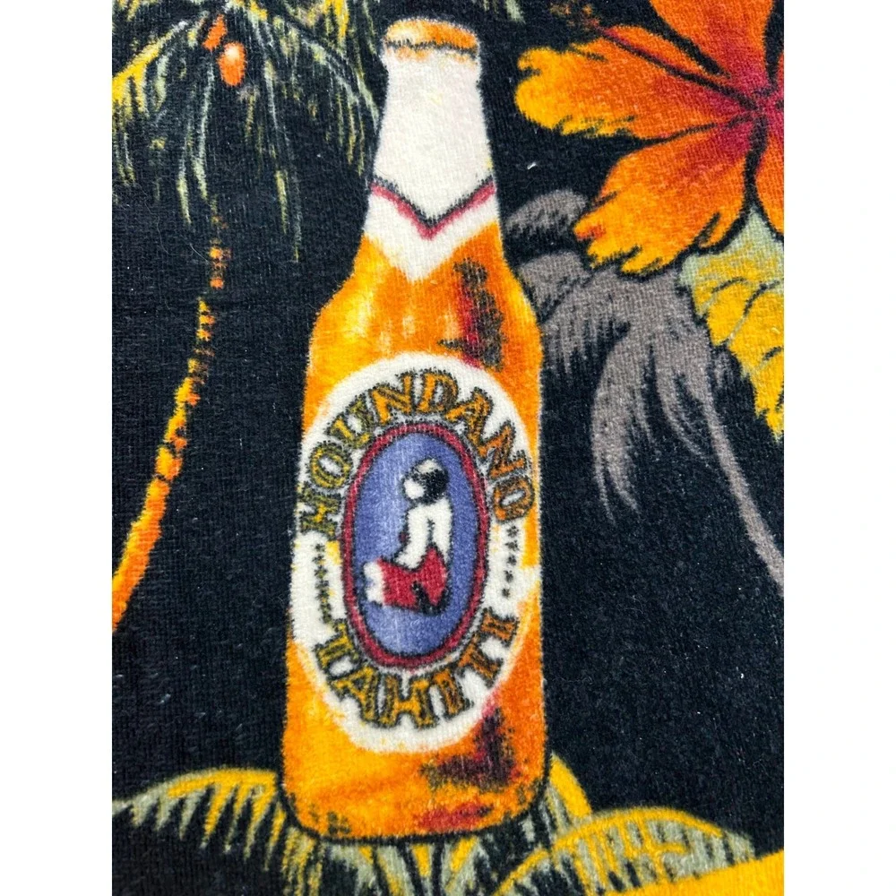 Big Dog Sportswear Beach Towel Unisex OS Black Good Tropical Beer Parody 2006